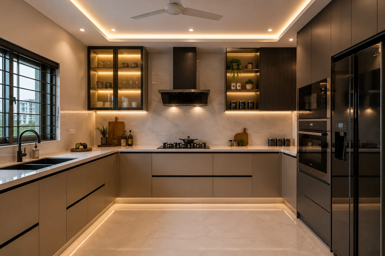 Contemporary Modular Kitchen